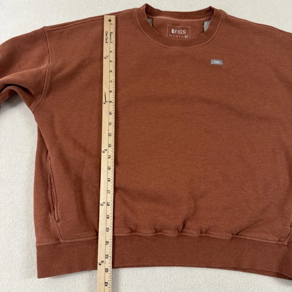 FIGS Sweatshirt Womens 2XL Crewneck PullOver Kangaroo Pocket Nurse Shift